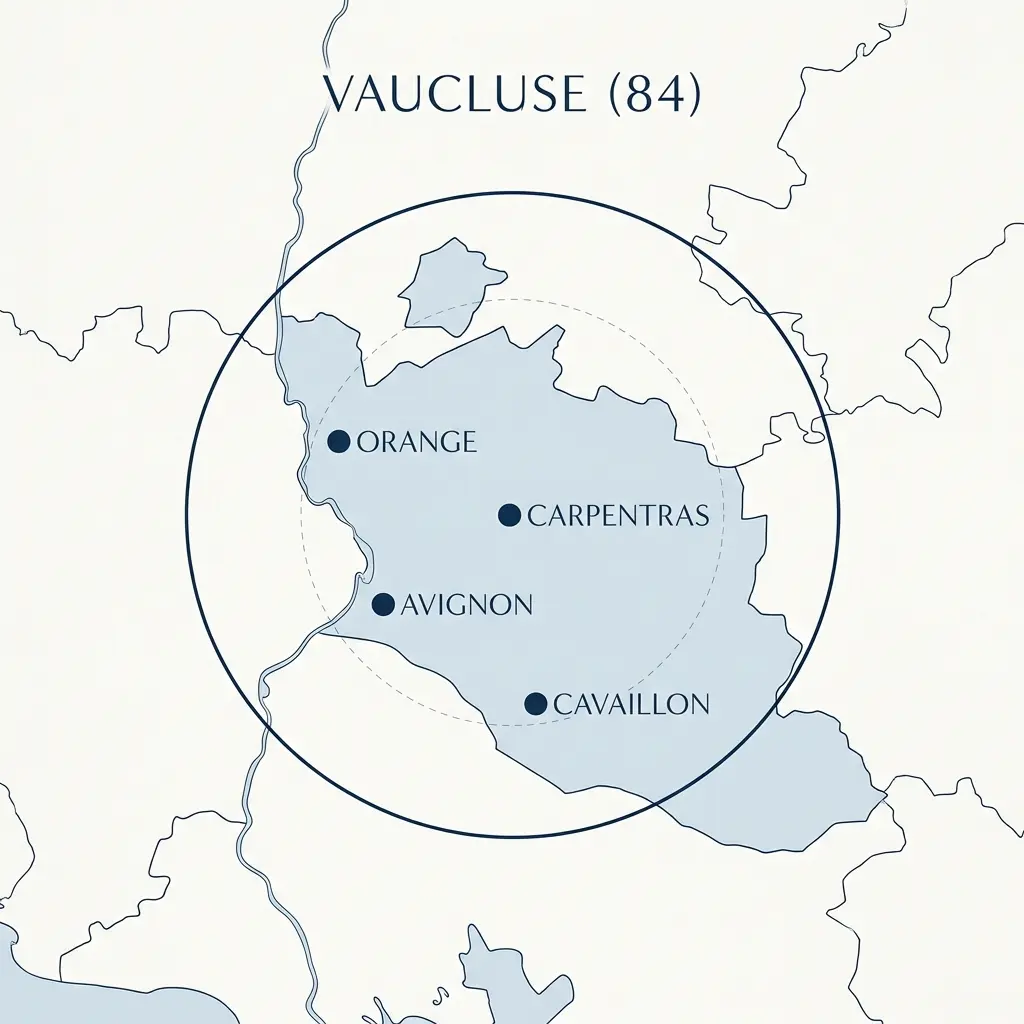 Zone d'intervention Vaucluse 84